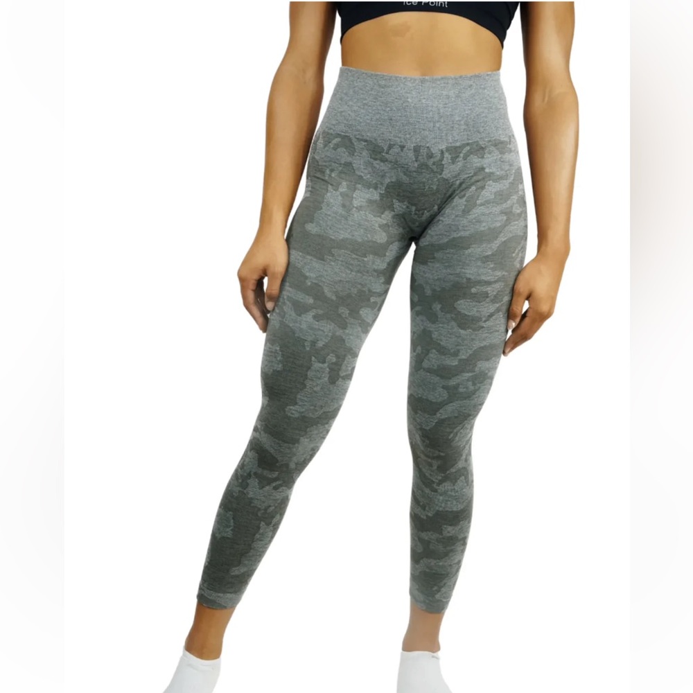 Camouflage Camo Seamless Yoga Fitness Running Leggings for Woman